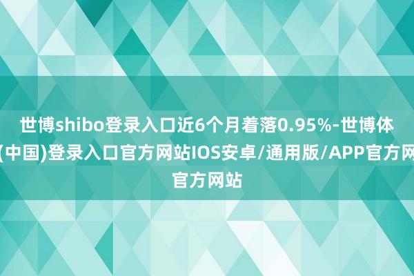 世博shibo登录入口近6个月着落0.95%-世博体育(中国)登录入口官方网站IOS安卓/通用版/APP官方网站