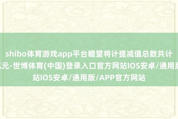shibo体育游戏app平台瞻望将计提减值总数共计约为3亿元至6亿元-世博体育(中国)登录入口官方网站IOS安卓/通用版/APP官方网站