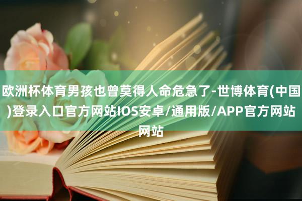 欧洲杯体育男孩也曾莫得人命危急了-世博体育(中国)登录入口官方网站IOS安卓/通用版/APP官方网站